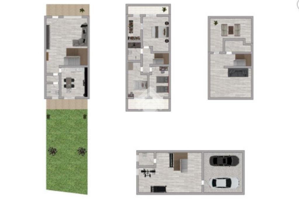 Villa a Schiera Via Piacenza, Cologno Monzese - planimetria 1