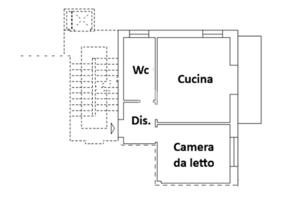 Bilocale Via della resistenza, Saluzzo - planimetria 1