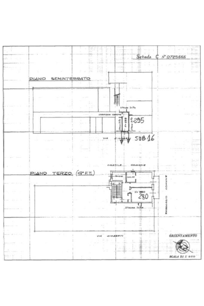 Bilocale Via Vincenzo Gioberti, Villar Perosa - planimetria 1