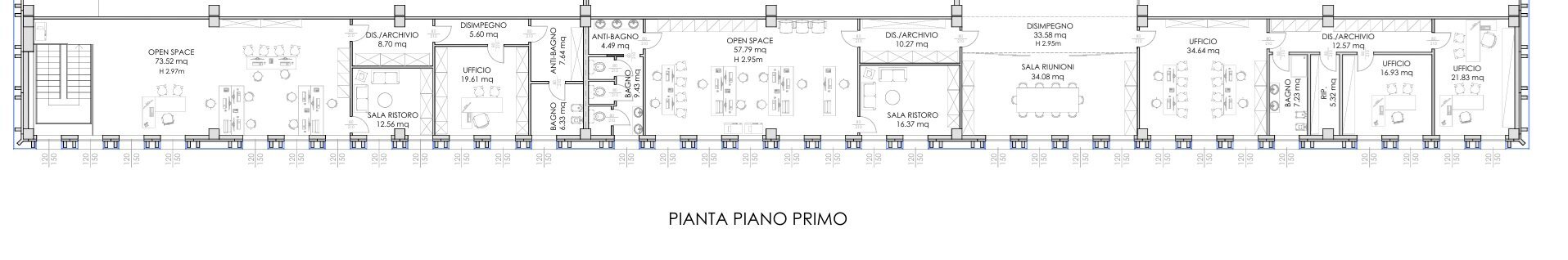 Ufficio via Emilia, Ozzano dell'Emilia - planimetria 1