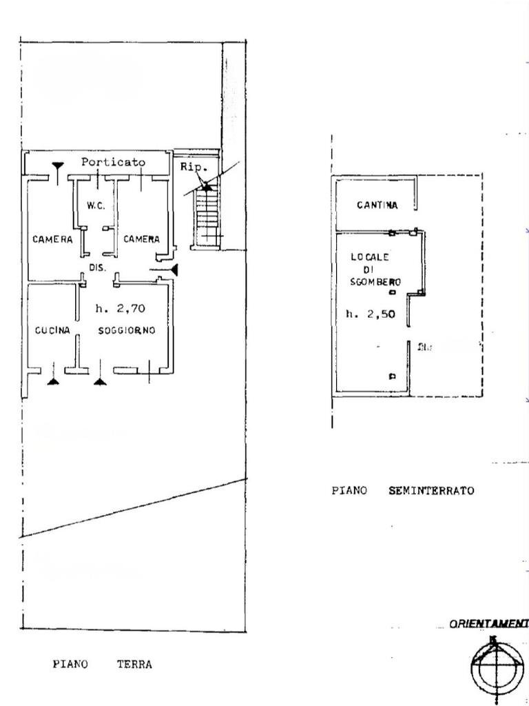 Appartamento Str. Bellaria, Pasturana - planimetria 1