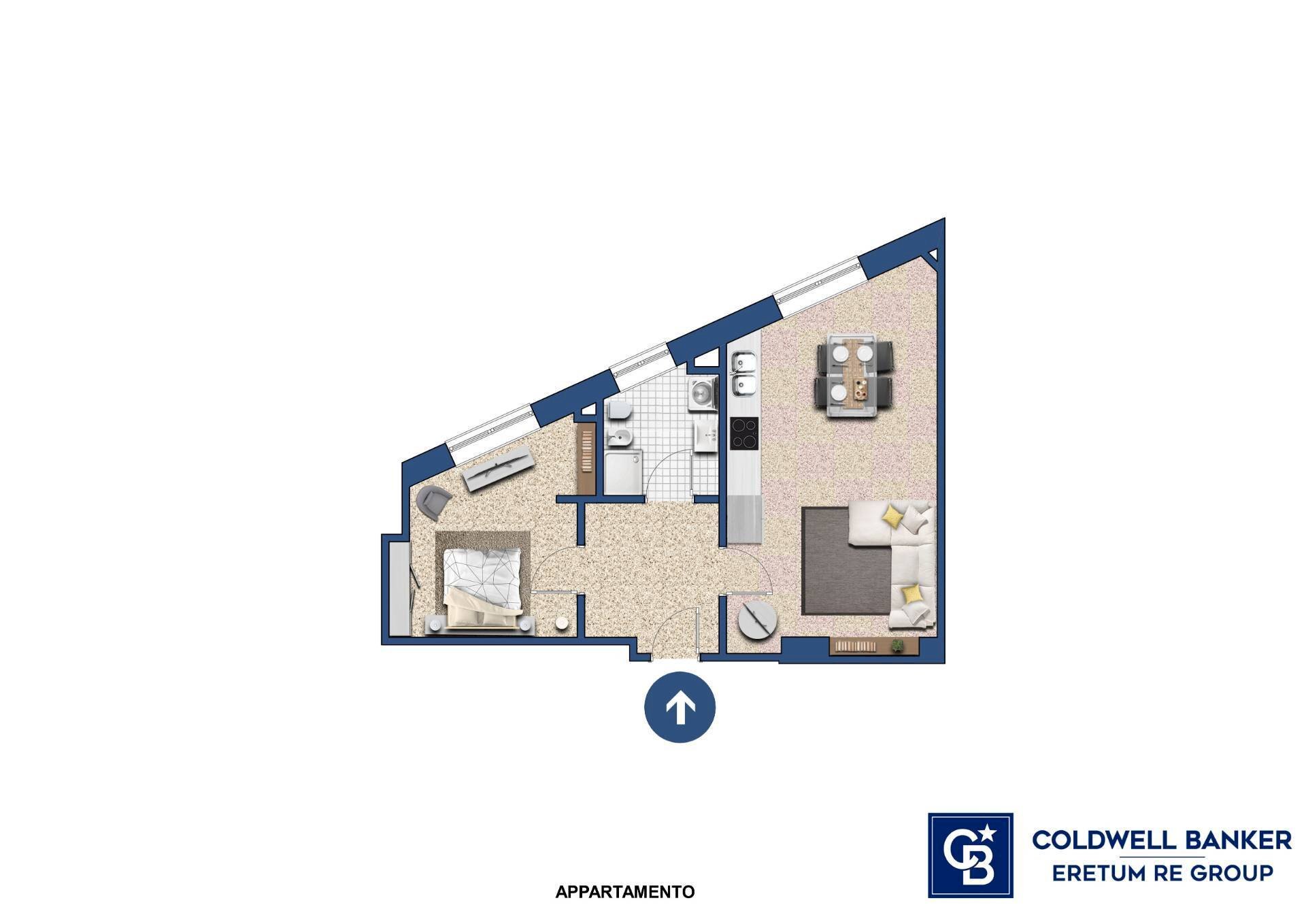 Foto 21 - Bilocale via Ponza
 
32, Monterotondo - planimetria 1