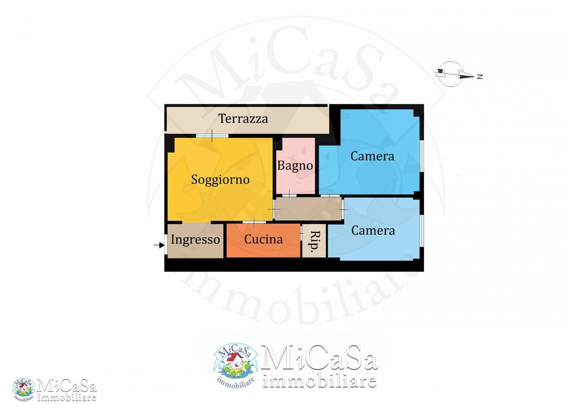 Foto 24 - Three-room apartment Via Luigi Pera
 
10, Pisa - floor plans 1