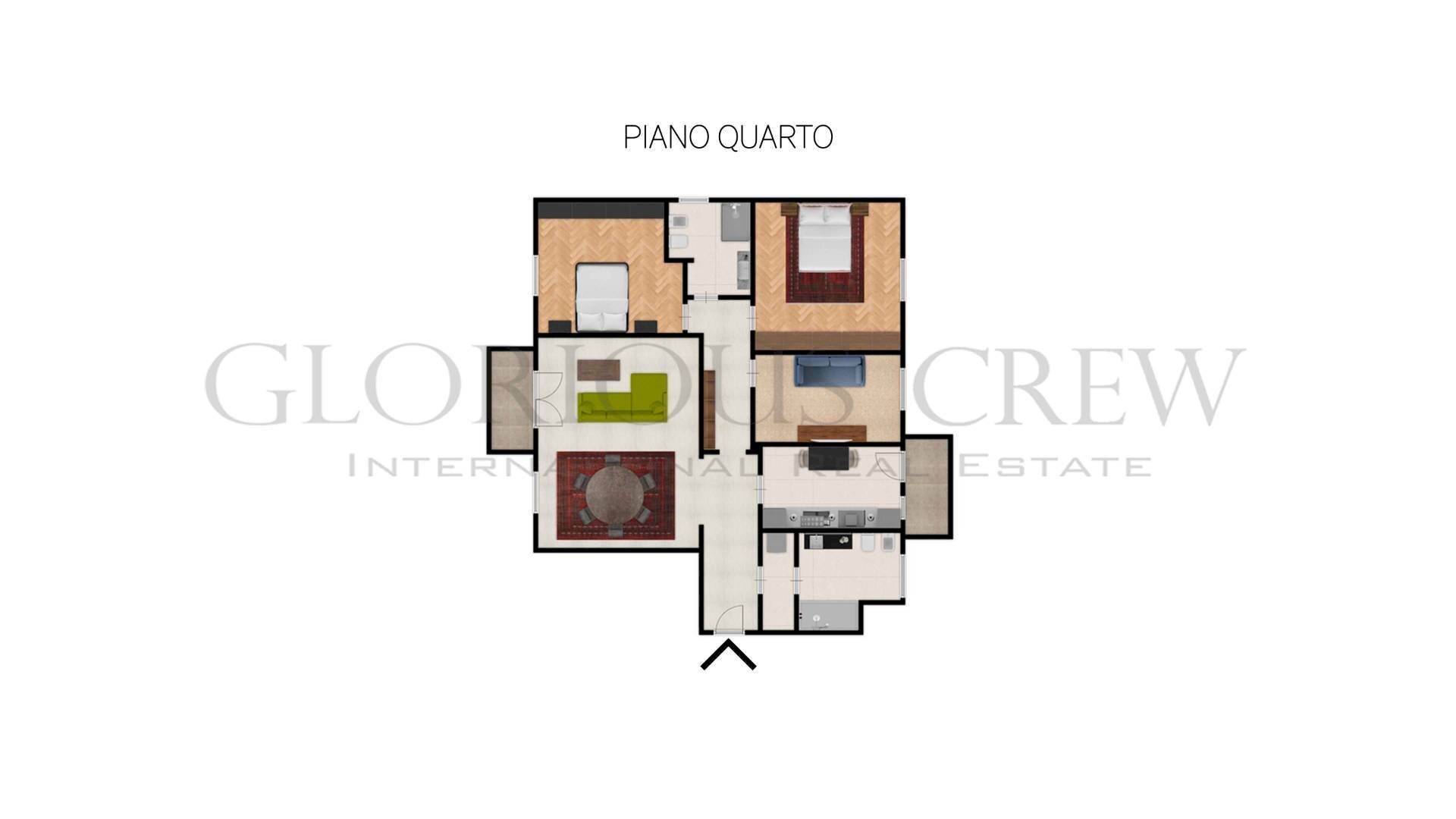 Foto 21 - Quadrilocale Via Dei Mille, Brescia - planimetria 1