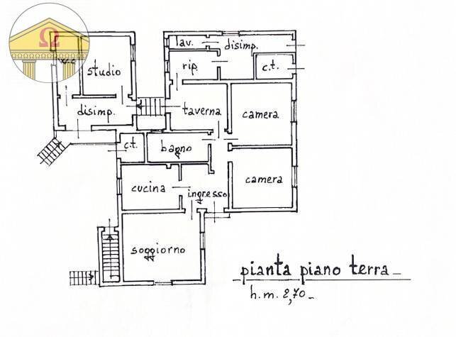 Foto 61 - Villa Ponzano Veneto - planimetria 1
