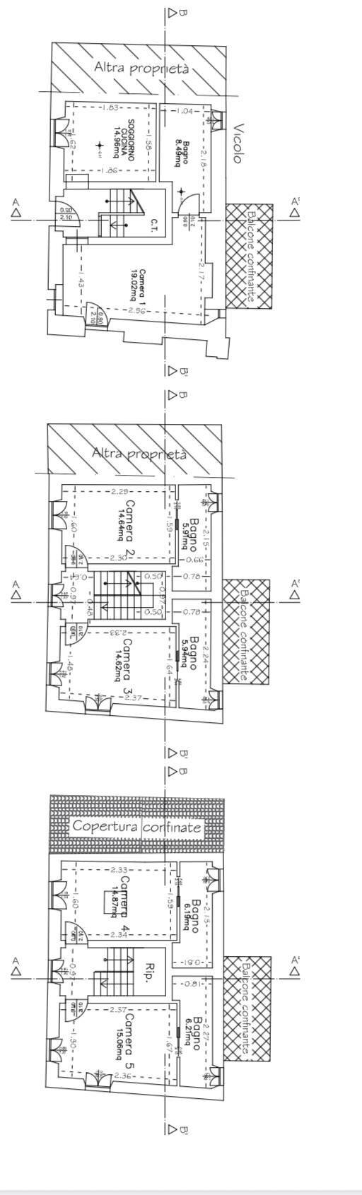 Foto 19 - Casa indipendente vicolo brandimarte, Altidona - planimetria 1