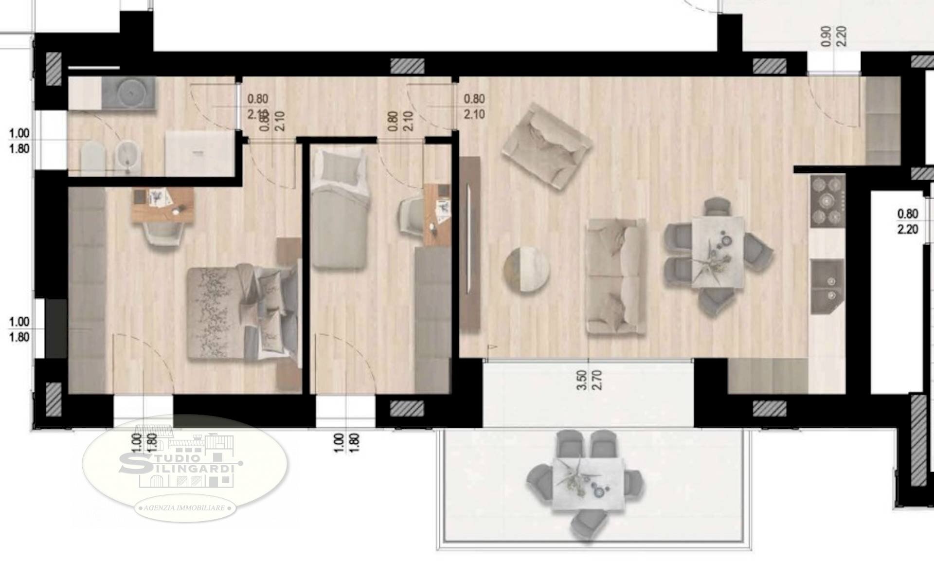 Foto 1 - Three-room apartment via Sant'Ambrogio, Formigine - photo 1