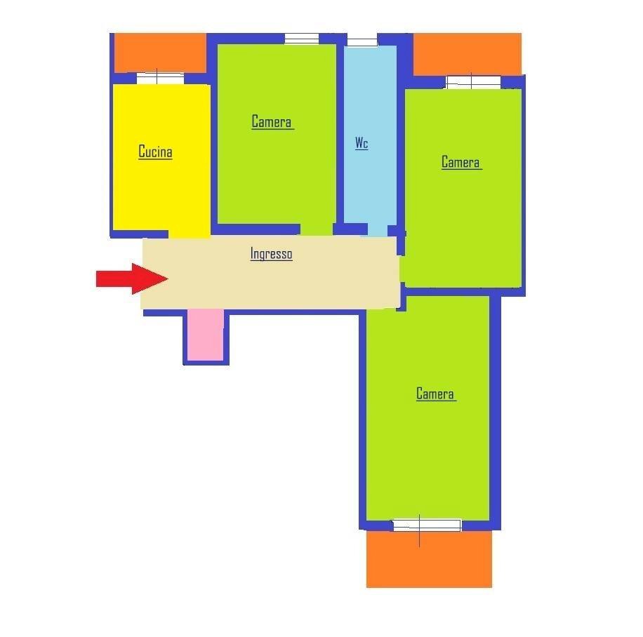 Foto 28 - Appartamento Via Diano Marina, Genova - planimetria 1