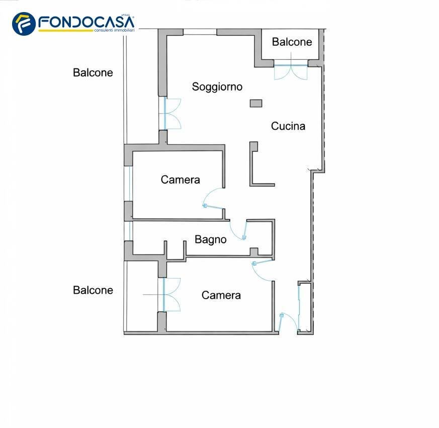 Foto 30 - Quadrilocale via dei Conradi
 
6, Albisola Superiore - planimetria 1