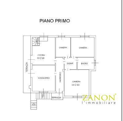 Foto 53 - Villa Via Bellini, Cormons - planimetria 1