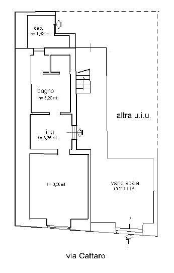 Foto 18 - Bilocale VIA CATTARO
 
51, Bari - planimetria 1