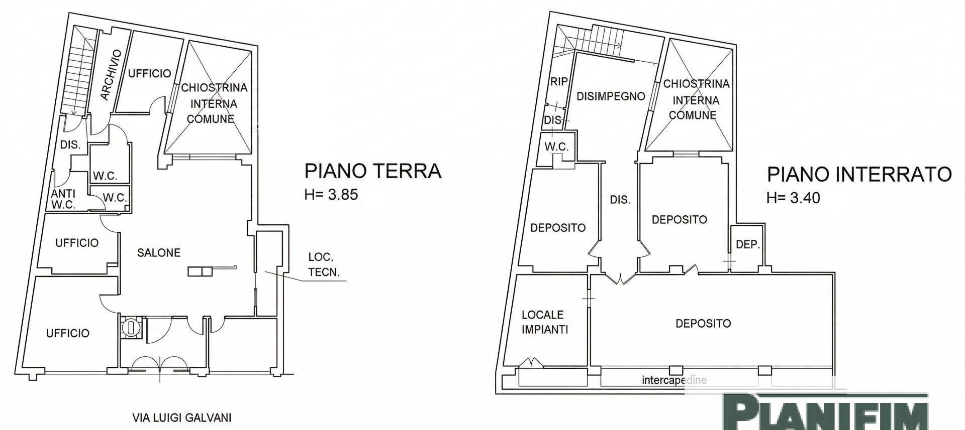 Foto 3 - Locale Commerciale Via Luigi Galvani
 
6, Bari - planimetria 1