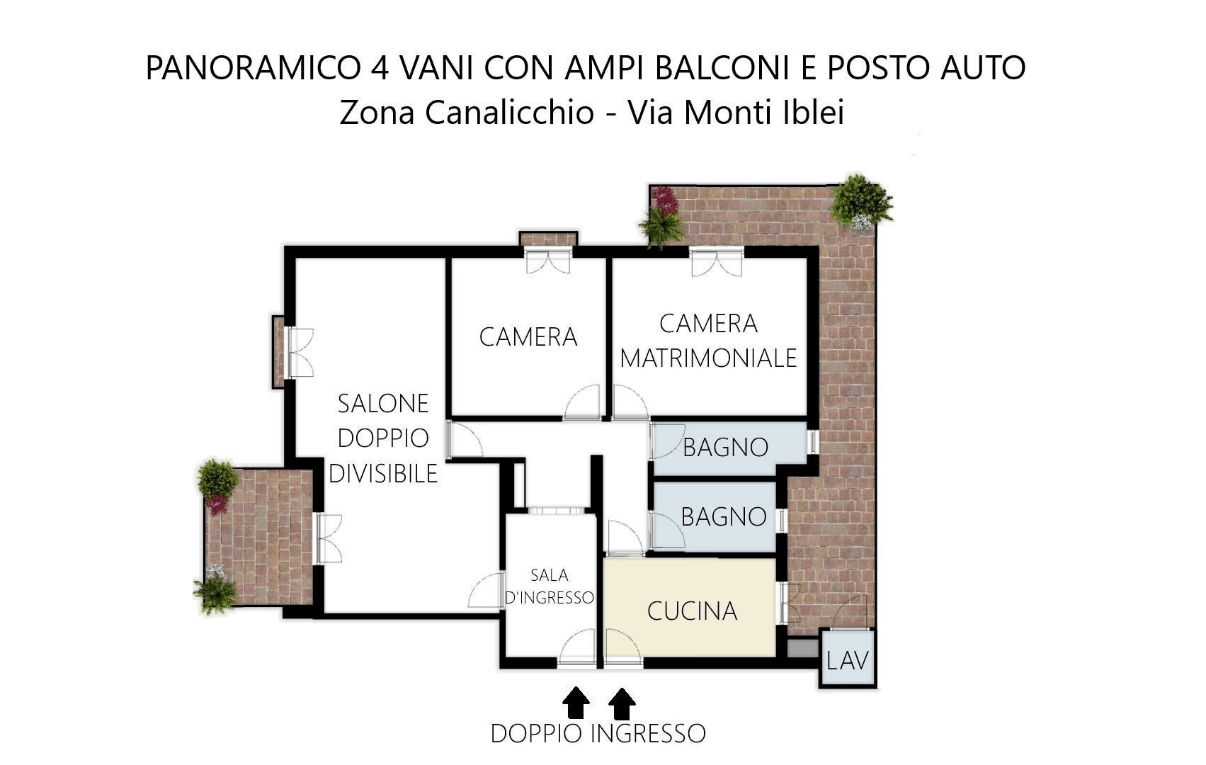 Foto 3 - Quadrilocale Via Monti Iblei
 
11, Tremestieri Etneo - foto 3