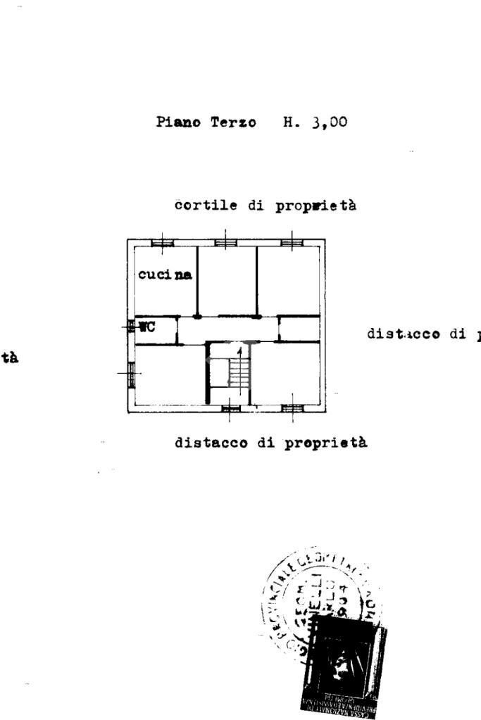 Four-room apartment Via Pernecco Inferiore, Serra Riccò - floor plans 1