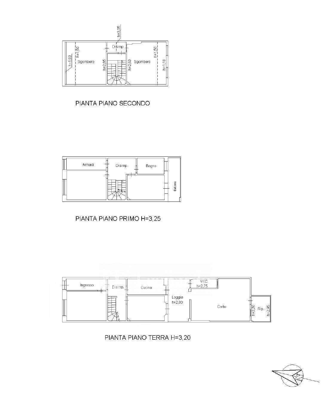 Foto 3 - Casa indipendente via san martino, Viareggio - planimetria 1