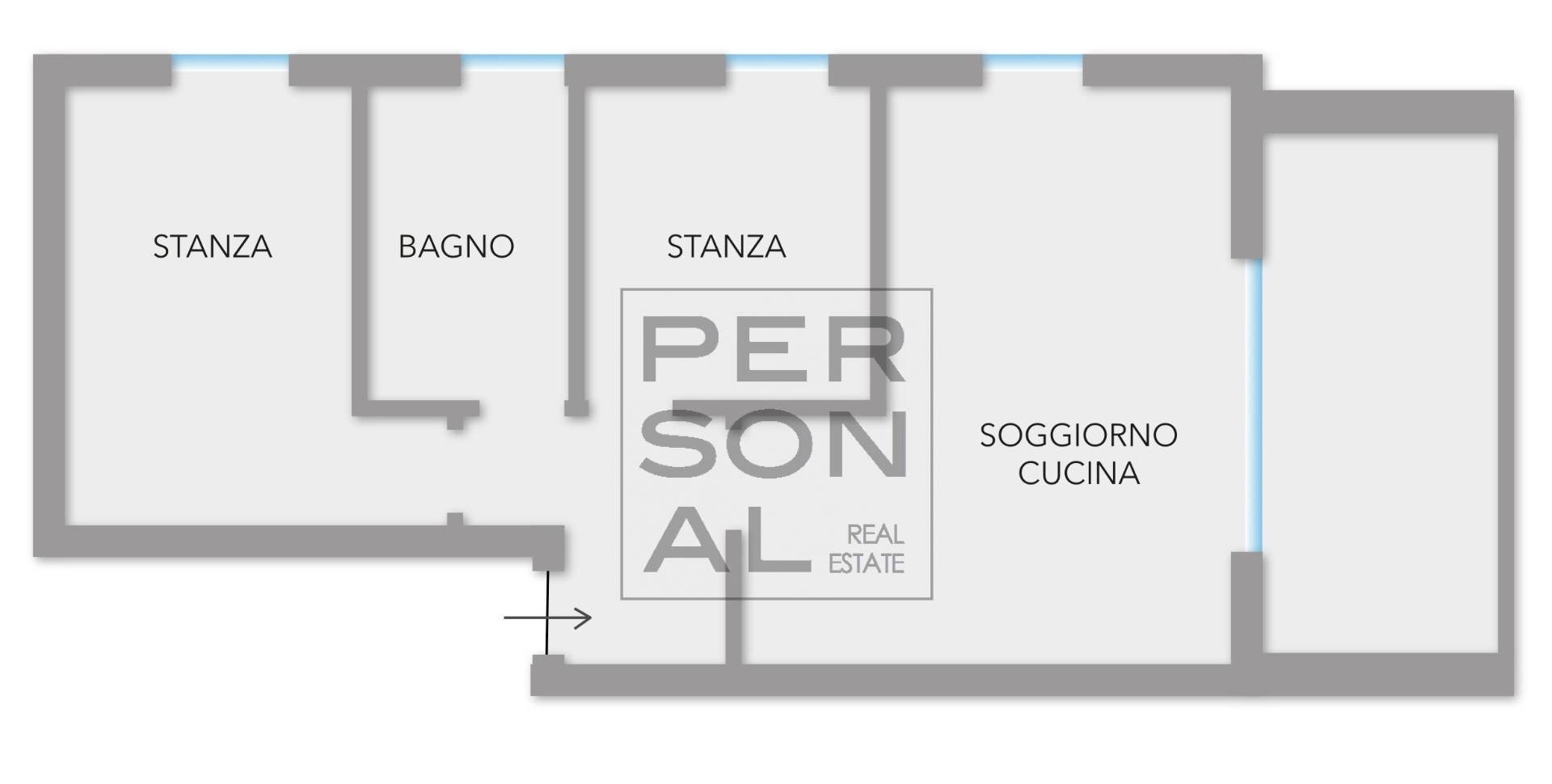 Foto 1 - Trilocale Lavis, Lavis - planimetria 1