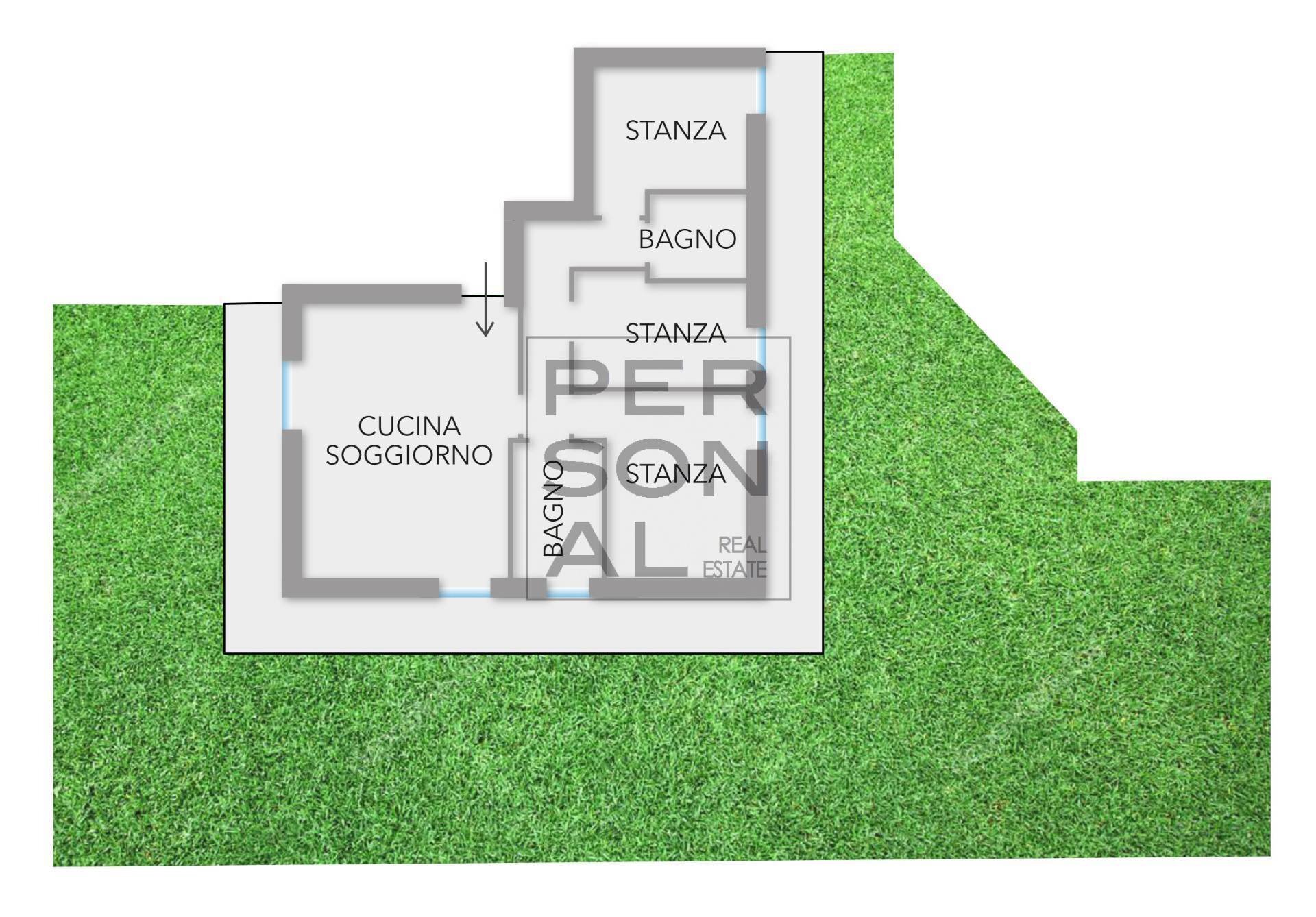 Foto 1 - Quadrilocale Via Postal - Grumo, San Michele all'Adige - planimetria 1