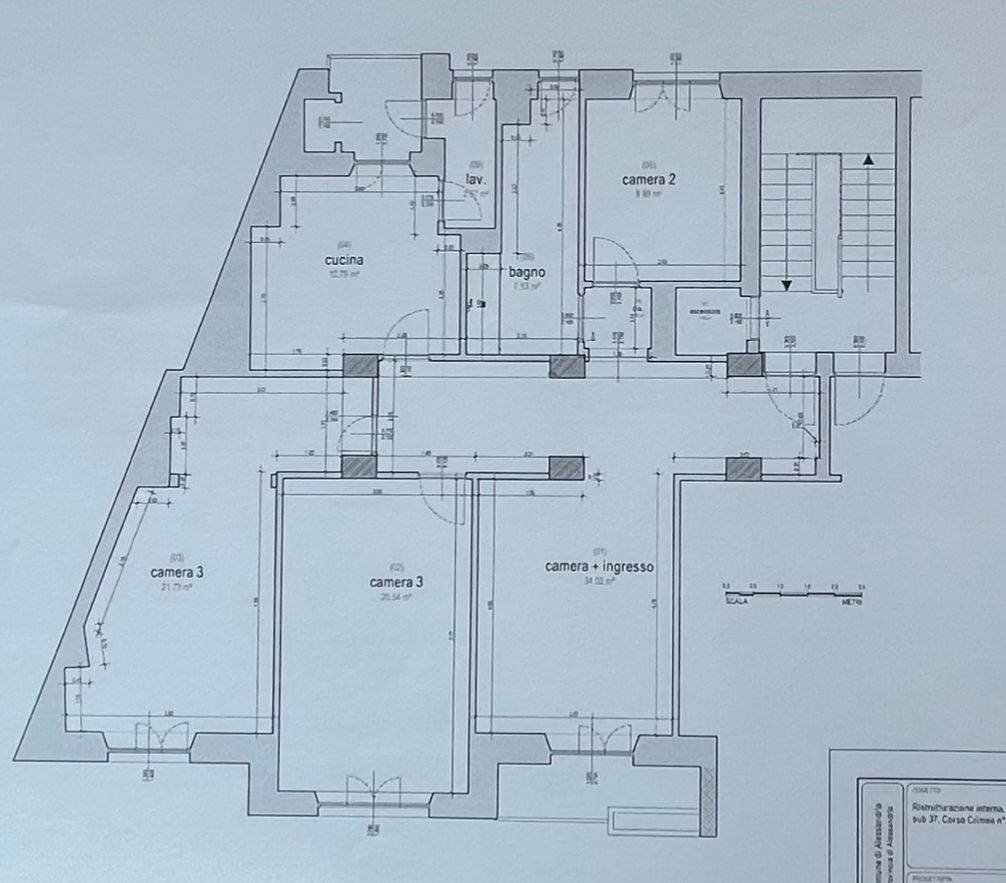 Foto 24 - Appartamento Alessandria - planimetria 1