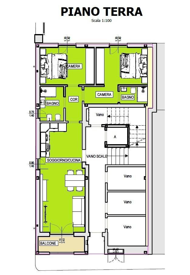 Foto 1 - Apartment via Sacconi
 
47, Porto San Giorgio - photo 1