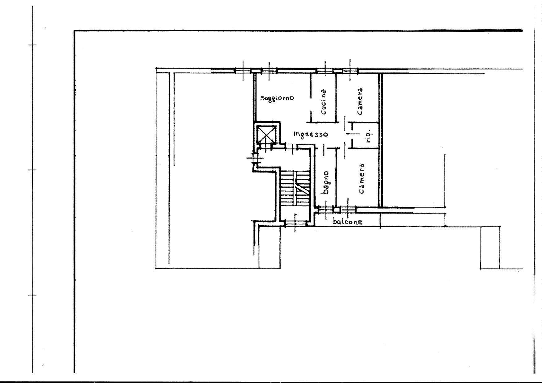 Foto 14 - Three-room apartment Via Monsuello
 
154, Lumezzane - floor plans 1