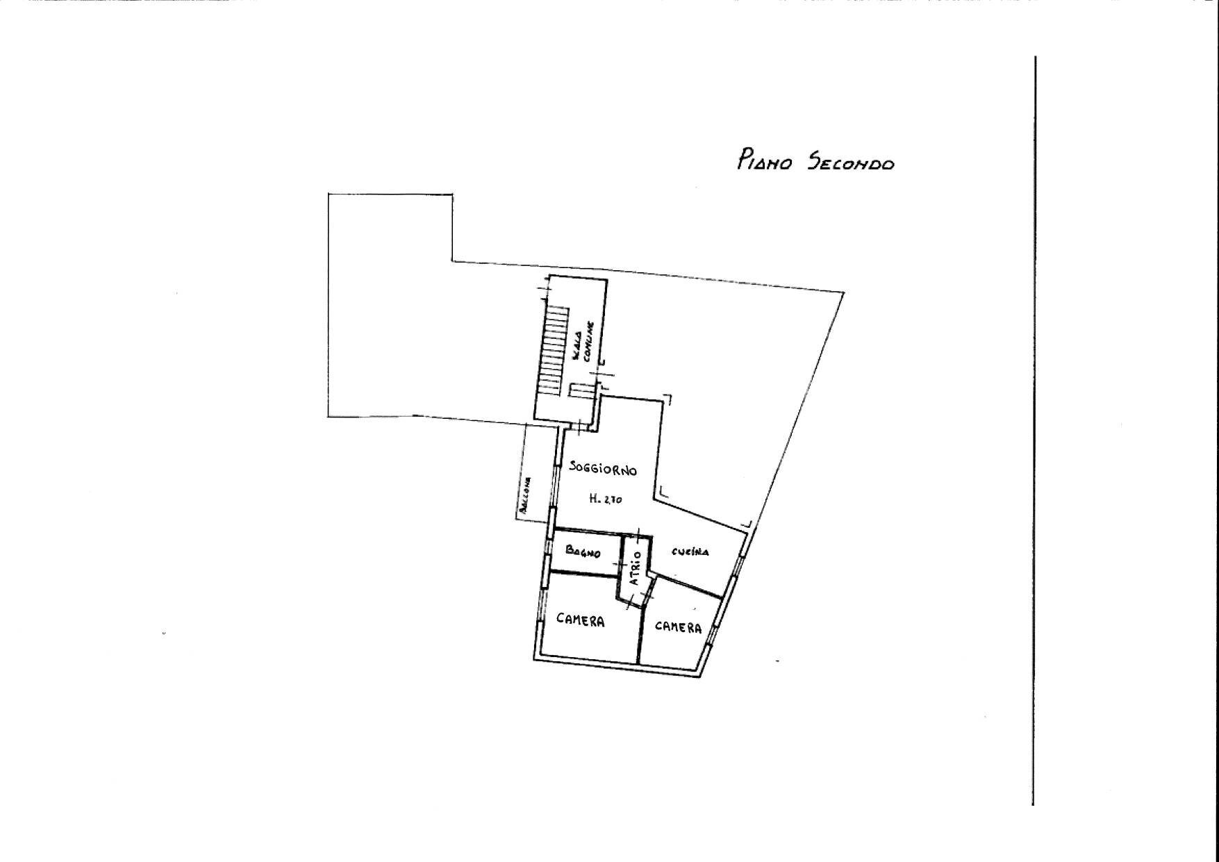 Foto 26 - Trilocale Via Roma
 
9, Villa Carcina - planimetria 1