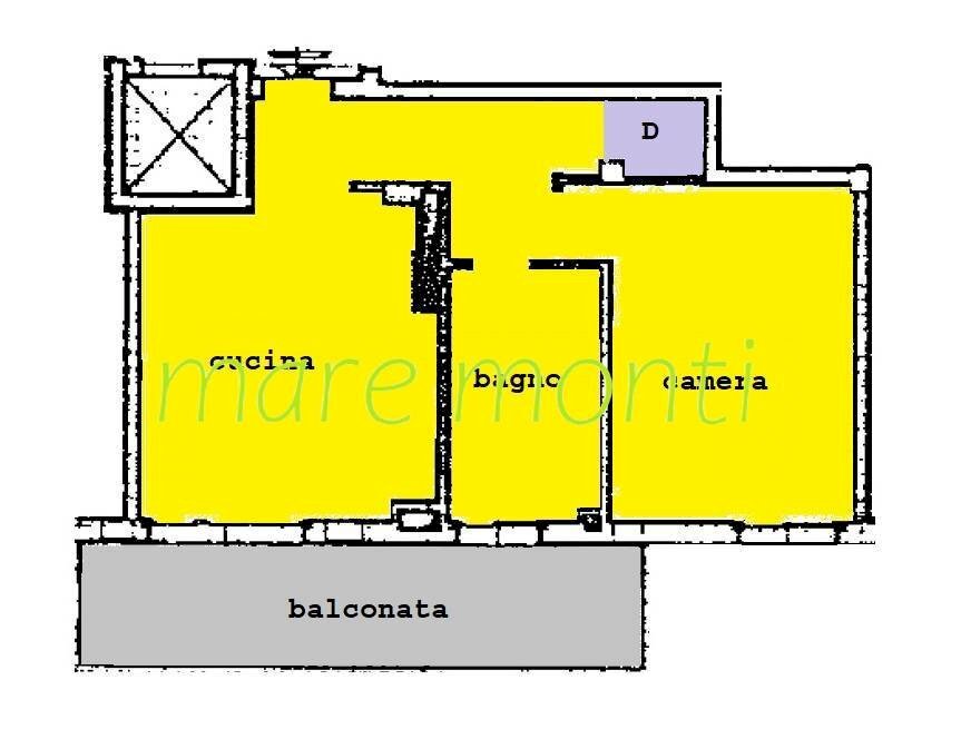 Foto 3 - Bilocale via fiume
 
2, Savona - planimetria 1