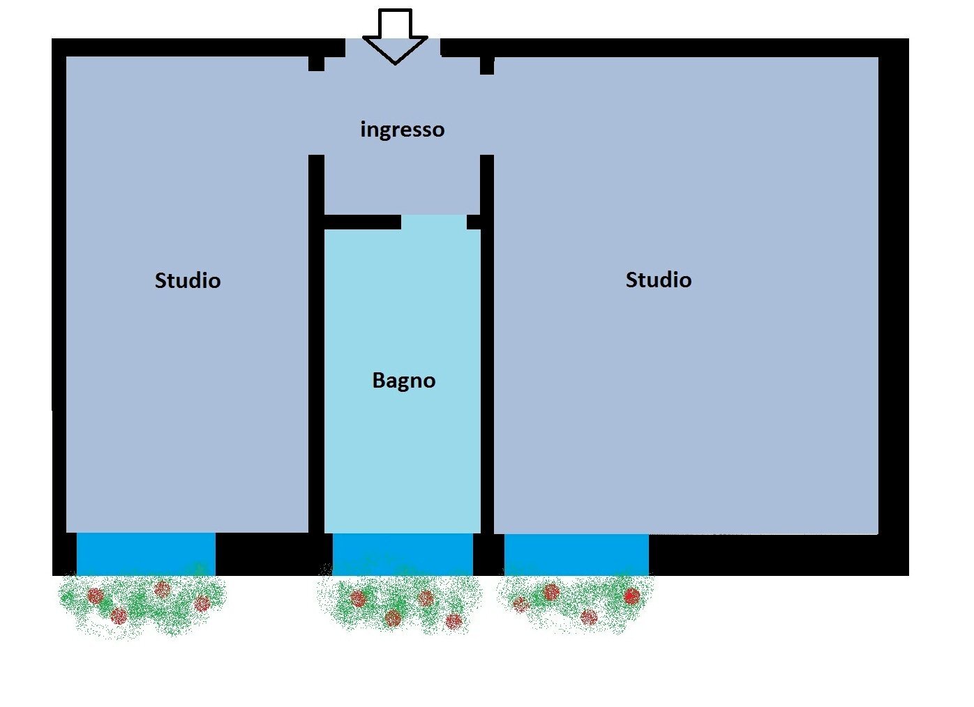 Foto 2 - Ufficio viale Cadorna
 
13, Busto Arsizio - planimetria 1