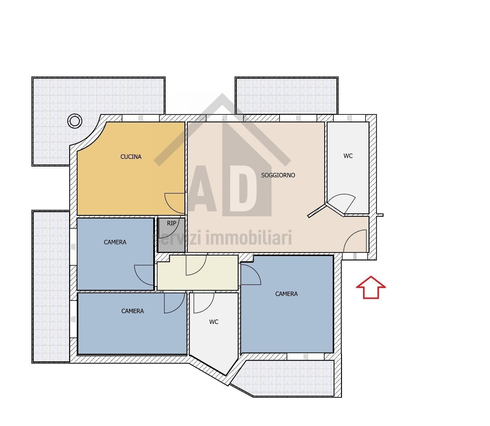 Foto 33 - Quadrilocale via roma
 
73, Casali del Manco - planimetria 1