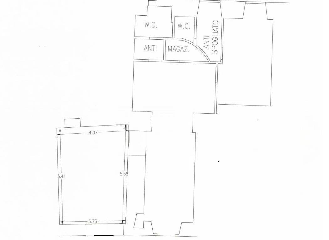 Foto 14 - Attività Commerciale 50 m da piazza del popolo, Ascoli Piceno - planimetria 1