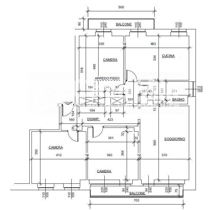 Foto 29 - Quadrilocale Via Fratelli D'Italia
 
3, Busto Arsizio - planimetria 1