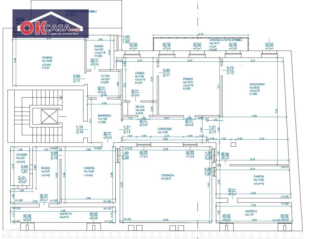 Foto 33 - Appartamento via san Nicolo'
 
3, Verona - planimetria 1