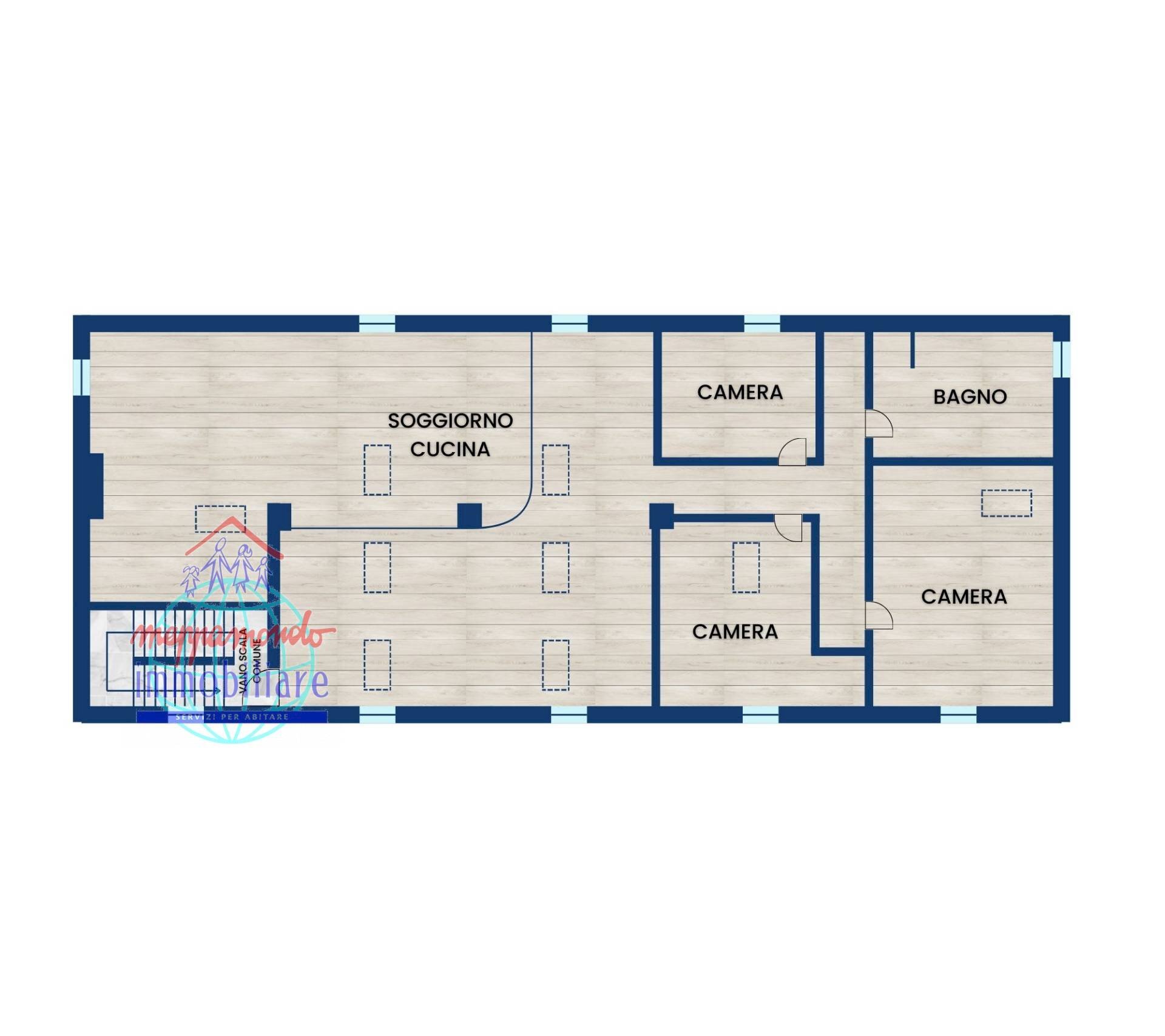 Foto 42 - Four-room apartment VIA SALETTO
 
94/4, Bentivoglio - floor plans 1