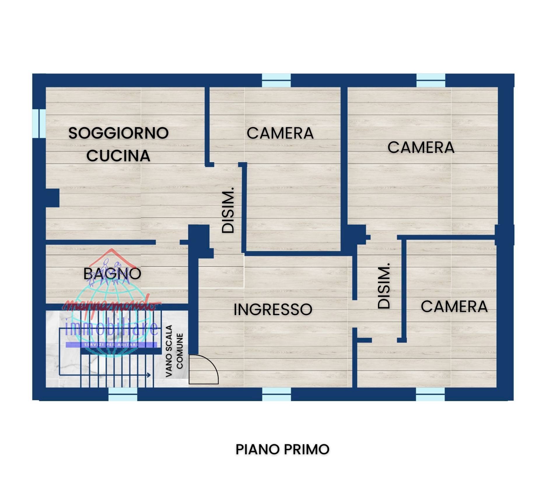 Foto 28 - Four-room apartment VIA SALETTO
 
94/4, Bentivoglio - floor plans 1