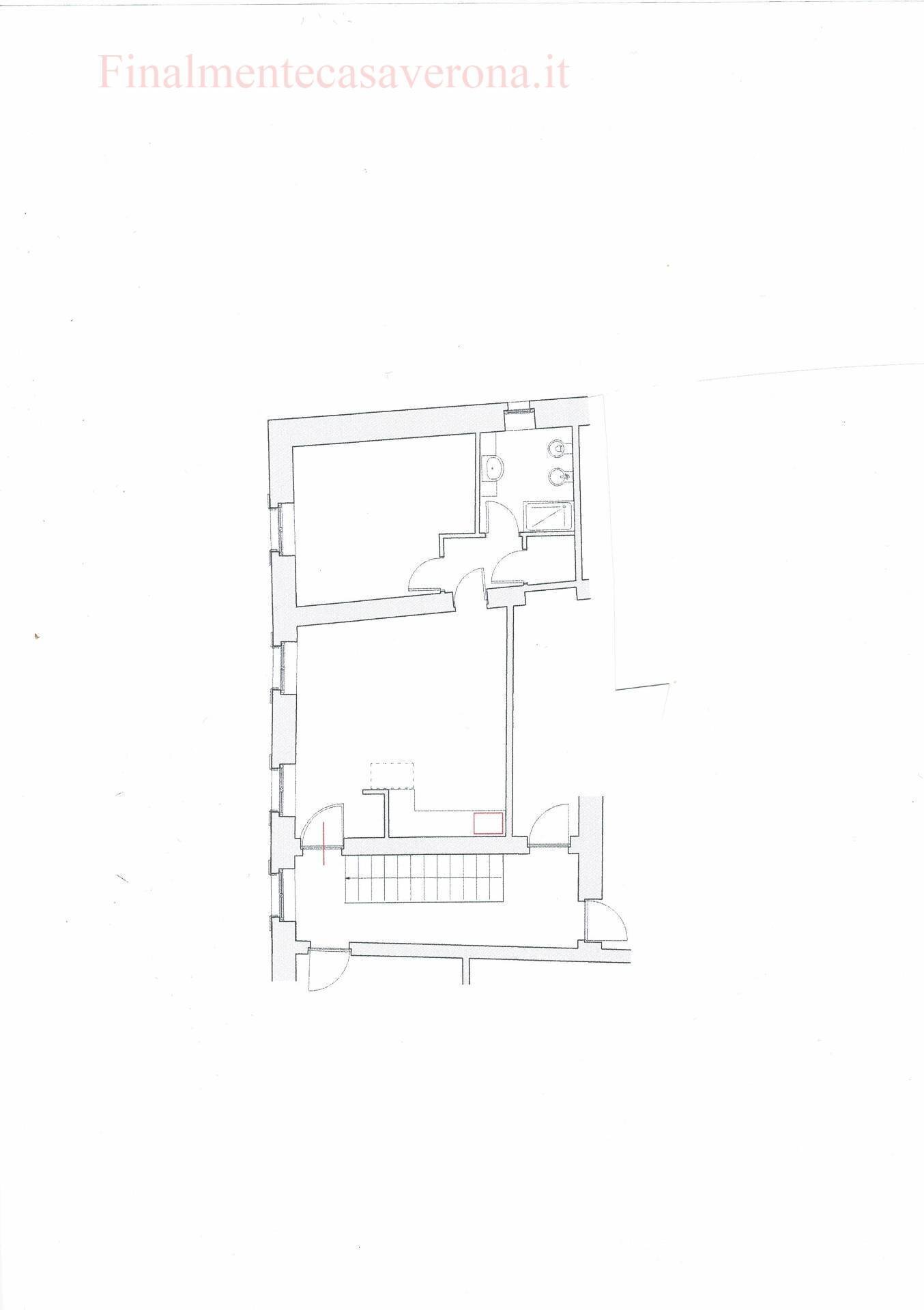 Foto 26 - Two-room apartment Via Ponte Pietra
 
2, Verona - floor plans 1