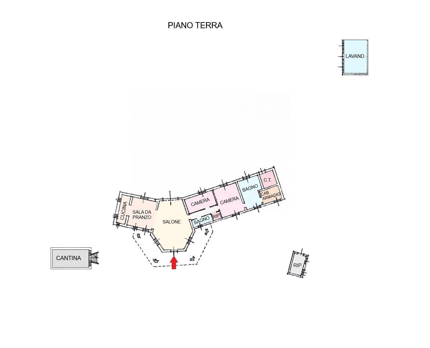 Foto 45 - Villa Bosco Piarda
 
2, Bernate Ticino - planimetria 1