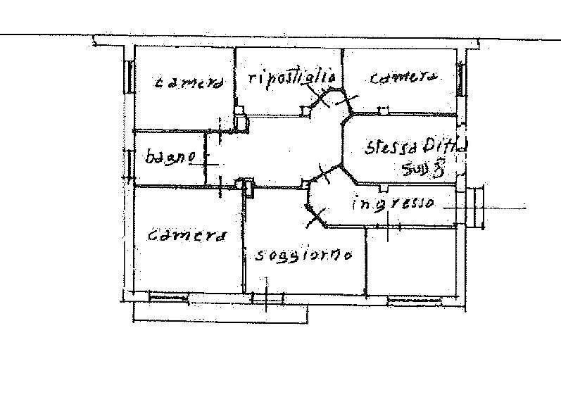 Foto 13 - Three-room apartment VIA REDIPUGLIA, Fermo - floor plans 1