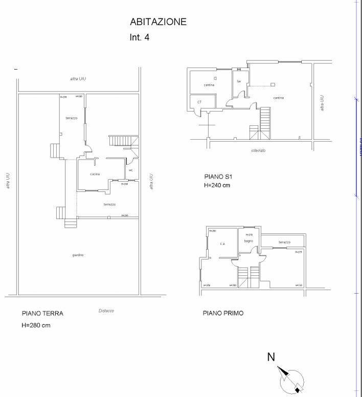 Foto 42 - Casa semi indipendente VIALE UMBERTO GIORDANO
 
80, Cerveteri - planimetria 1