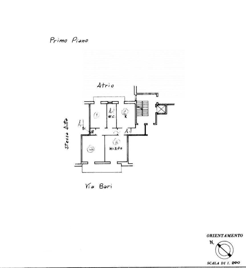 Foto 23 - Quadrilocale Via Bari
 
140, Giovinazzo - planimetria 1