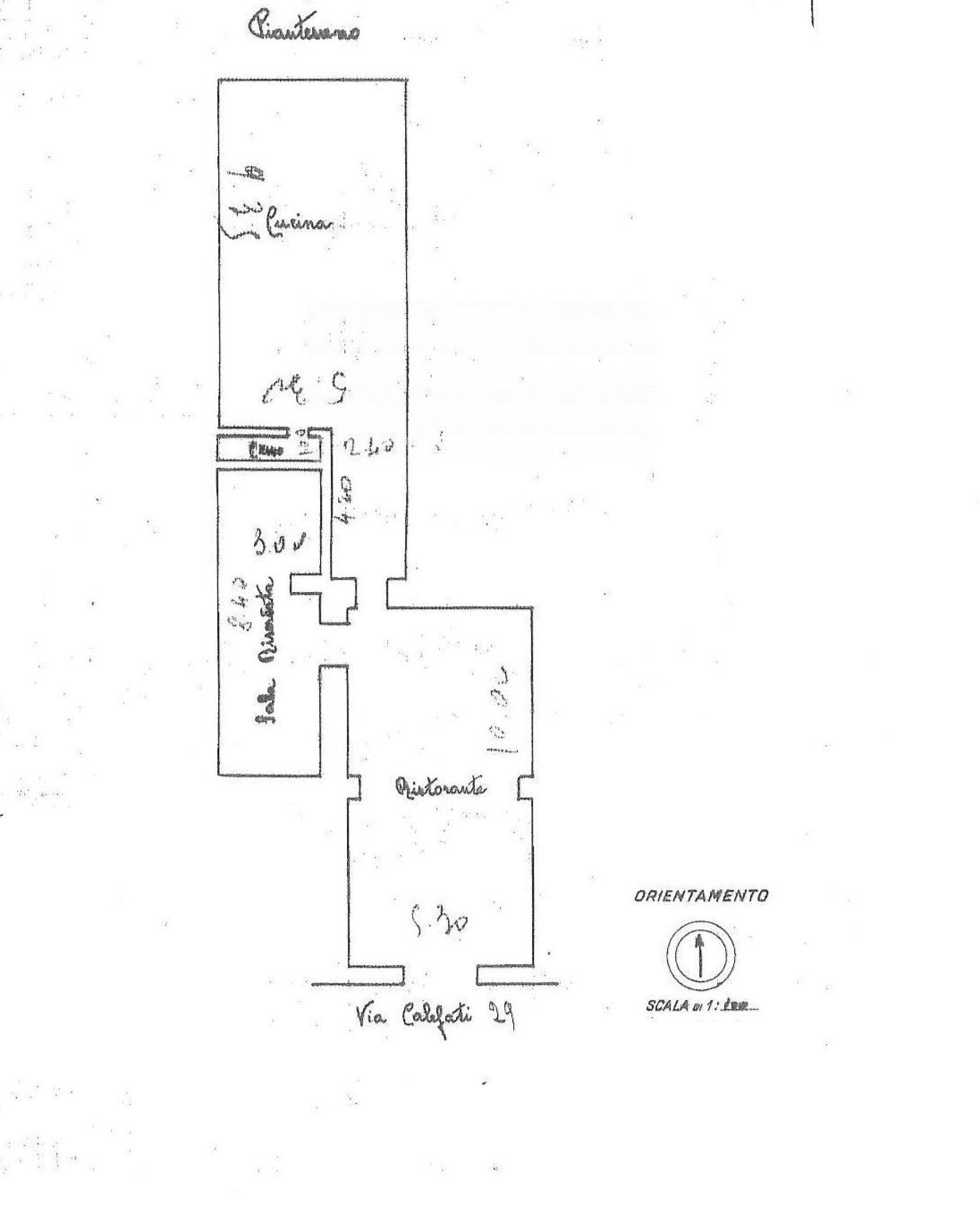 Foto 13 - Commercial Activity Via Alessandro Maria Calefati
 
29, Bari - floor plans 1