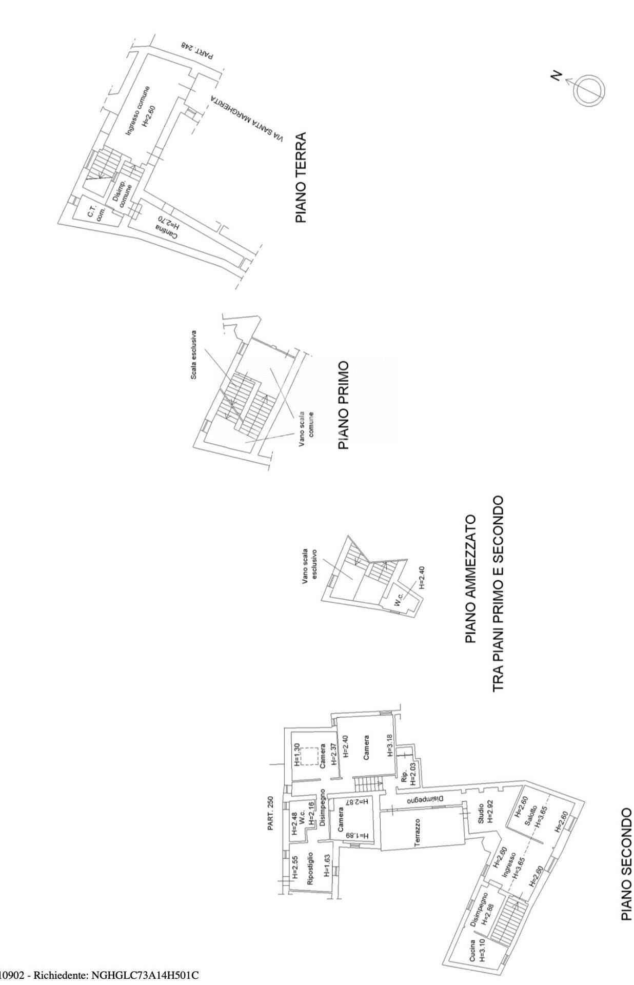 Foto 26 - Stabile - Palazzo Via Santa Margherita
 
34, Urbino - planimetria 1