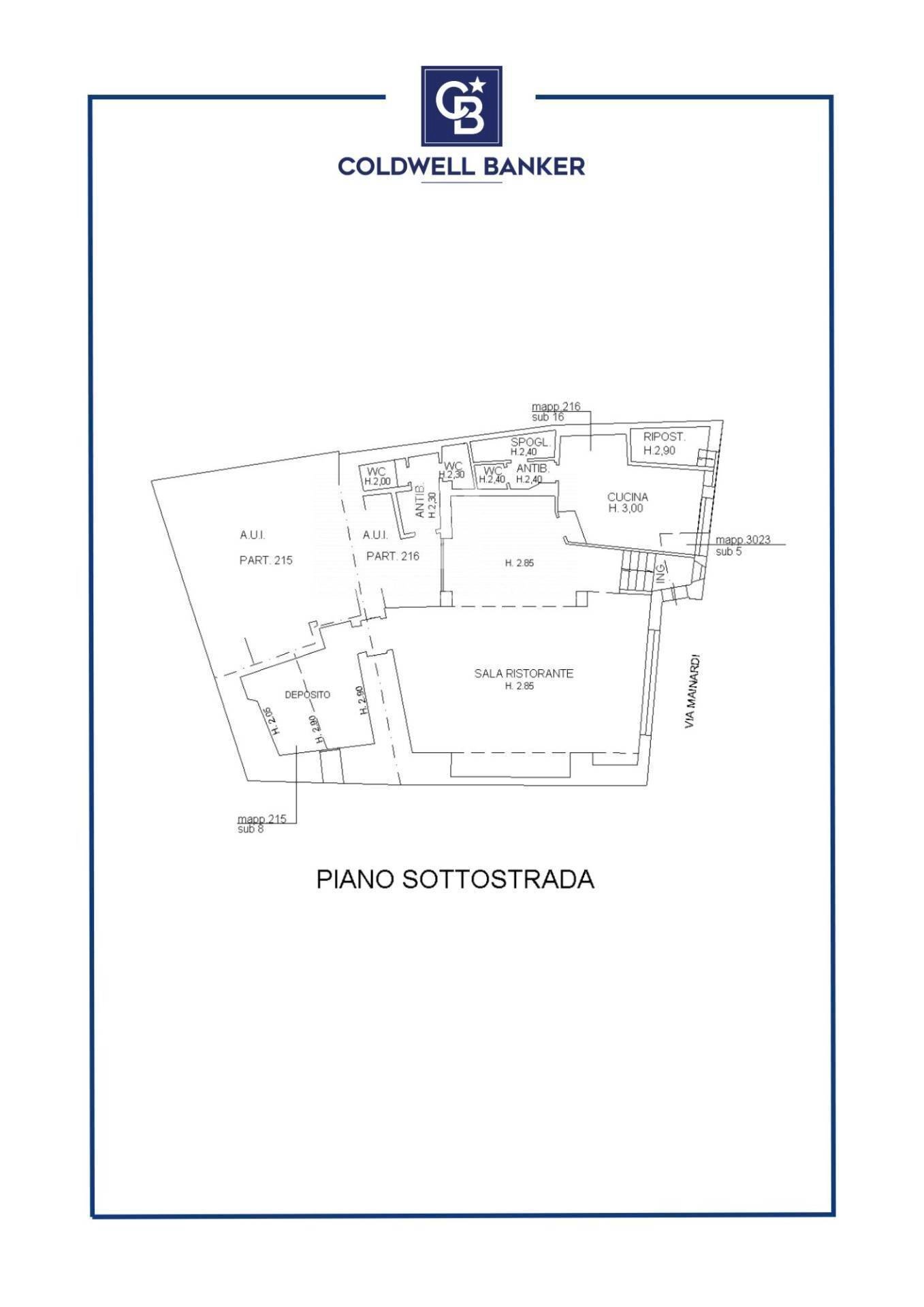 Foto 39 - Attività Commerciale Piazza della Libertà
 
8A, Bertinoro - planimetria 1