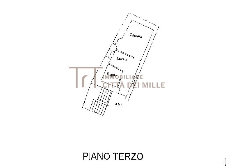Foto 10 - Monolocale Via Pelabrocco, Bergamo - planimetria 1