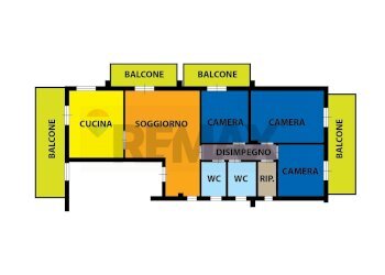 Pianta 2D - Appartamento CORSO UMBERTO I
 
46, Scisciano - foto 24