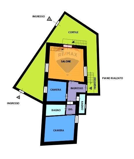 Pianta 2D - Casa semi indipendente San Mauro
 
4, Casoria - planimetria 1