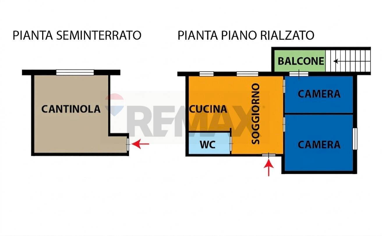 Pianta 2D - Trilocale via Giovanni Pascoli 1 traversa
 
snc, Casoria - planimetria 1