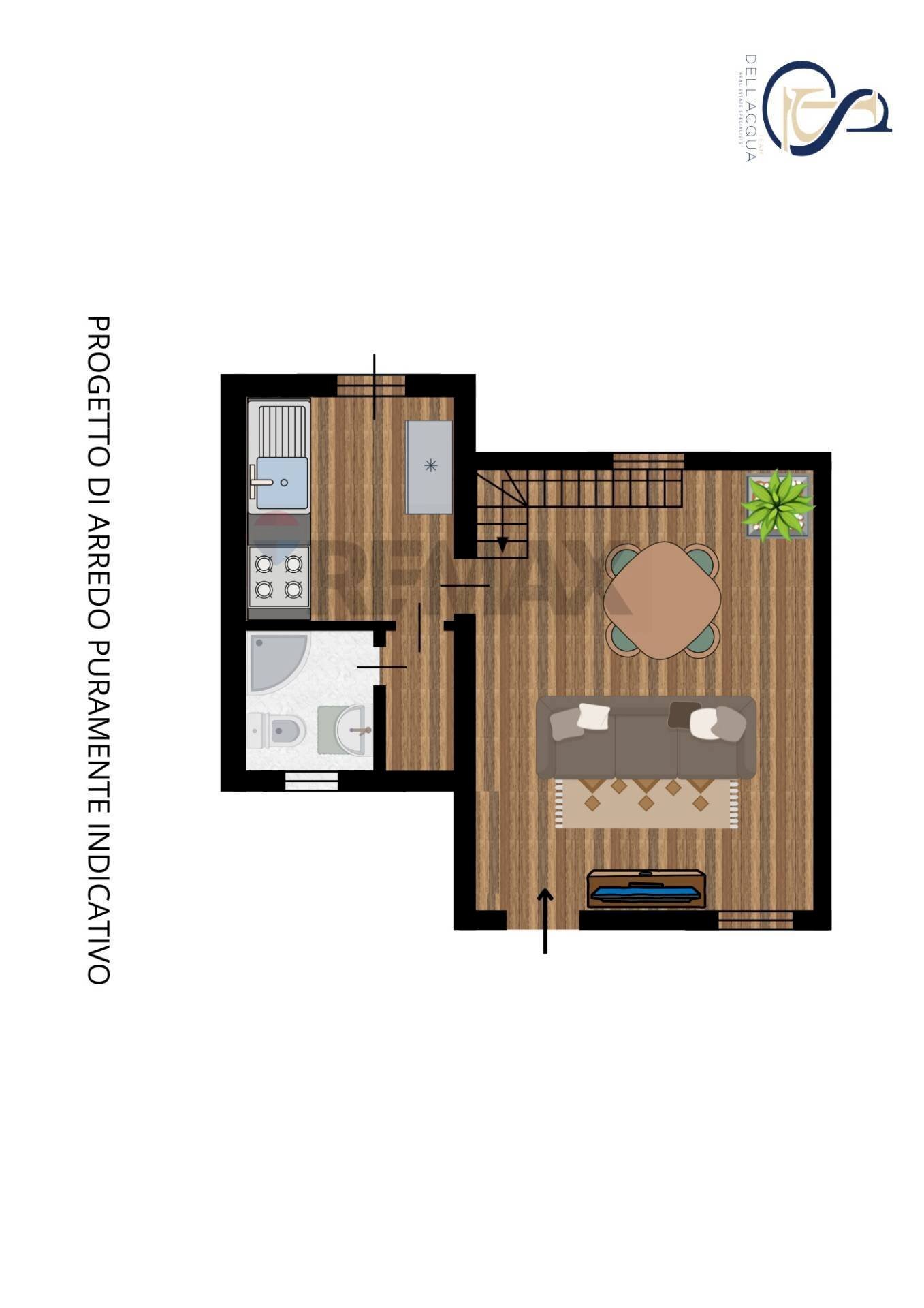 Pianta 2D - Casa semi indipendente via Don Enrico Tazzoli
 
5, Rho - planimetria 1