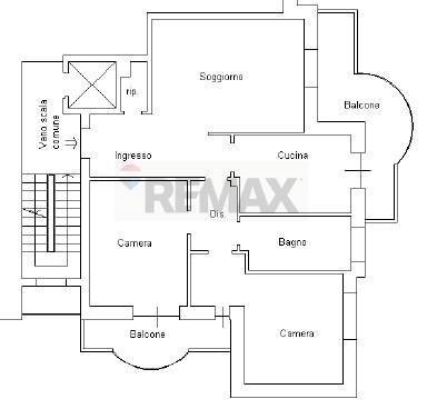 Pianta 2D - Three-room apartment via Giuseppe Parini
 
28, Rho - floor plans 1