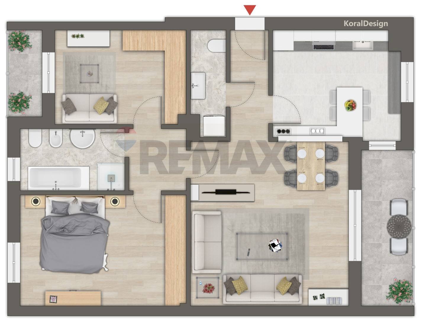 Pianta 2D - Trilocale Corso Europa
 
46, Pessano con Bornago - planimetria 1