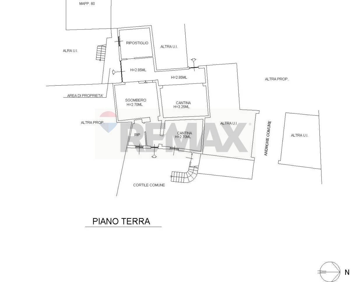 Pianta 2D - Three-room apartment Via Piave
 
19, Castiglione Olona - floor plans 1