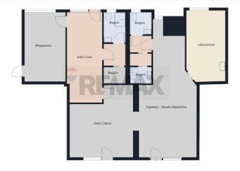 Pianta 2D - Locale Commerciale via fasolo
 
24, Pavia - foto 23